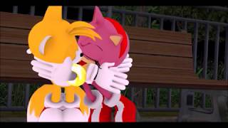 Sonic the fool Tails and Amys Valentines kisss [upl. by Daniella]