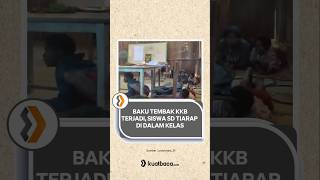 BAKU TEMBAK KKB TERJADI SISWA SD KETAKUTAN DAN TIARAP DI DALAM KELAS opm papua kriminal news [upl. by Elodea371]