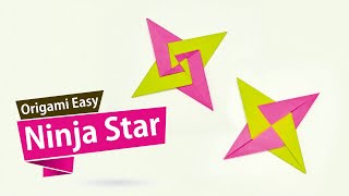 Origami Easy Ninja Star [upl. by Ingar193]