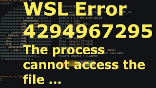 WSL startup with code error 4294967295 [upl. by Pena]