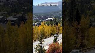 Breckenridge City View fall fallcolors breckenridge colorado autumn Leafpeeping fallvibes [upl. by Chase]