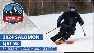 2024 Salomon QST 98  SkiEssentialscom Ski Test [upl. by Nairret419]