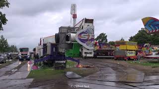 Kermis Santpoort 2023 Afbouw en Transport deel 1 [upl. by Hercules74]