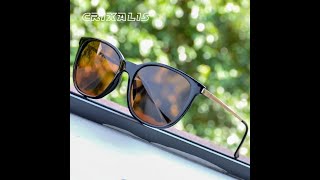 Rs 1700  Vintage Womens Sunglasses Polarized Classic Anti Glare Driving Sunglasses [upl. by Tammi912]