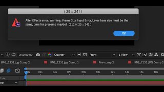 Fix After Effects Error 25  241  How to Fix [upl. by Imogen]