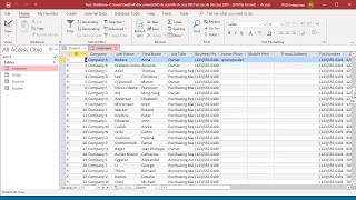 How to Add a Record to a Table in MS Access  Office 365 [upl. by Haral]