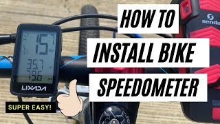 How to Install Lixada Bike Speedometer Paano mag Install ng Bike Speedometer [upl. by Marks]