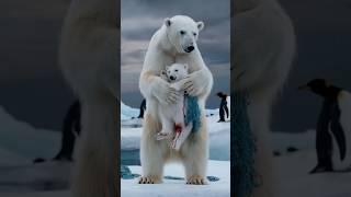 A heartfelt story about a little polar bear polarbearRessue arcticanimals sealife [upl. by Neeoma]