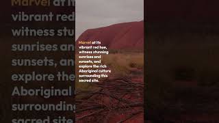 Ayers Rock Uluru  Australias Iconic Red Monolith [upl. by Gassman]