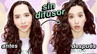 CÓMO SECAR EL CABELLO RIZADO SIN DIFUSOR  attalia dasbel [upl. by Babara37]