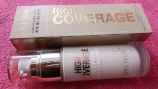 SWISS BEAUTY HIGH COVERAGE FOUNDATION REVIEW  SHADE 01 WHITE IVORY  BEAUTY TIPS BY MAHIRA [upl. by Rust]