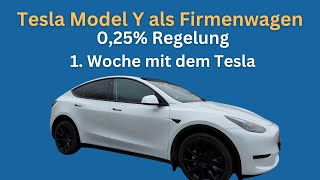 Achtung 025 Regelung bei EAutos hat eine Grenze die 1 Woche im Tesla als Firmenwagen [upl. by Ecnerolf]