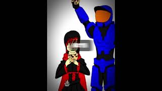 Caboose vs ruby edit vsedit redvsblue rwby [upl. by Alram]