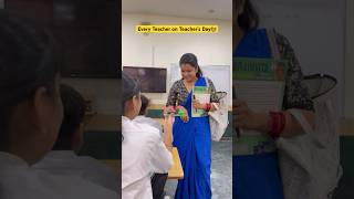 Teacher ka teachers day👩‍🏫 shorts funnyshorts comedyshorts ytshorts teacherlife [upl. by Salema627]