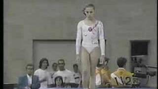 Tatiana Lysenko  1992 Olympics EF  Vault 1 [upl. by Atnahc]