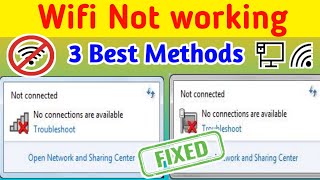 WiFi Not Working Issue in Windows 710  Windows 10 me wifi work nhi kar rha hai  Tipsamptricks [upl. by Cullen]