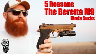 5 Things I Dont Like About The Beretta 92 amp M9 [upl. by Ojadnama753]