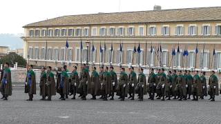 Cambio della guardia al Quirinale con Inno di Mameli cantato  Infantry Passing out Parade [upl. by Niliac]