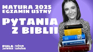 Pula Jawna Biblia pytania 1–3 matura2025 [upl. by Notla]