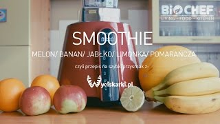 Szybki przepis na melonowe smoothie z BioChef Living Food Blender [upl. by Emia]