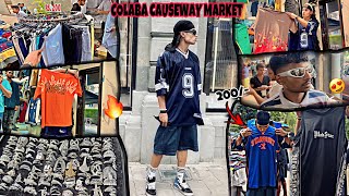 COLABA CAUSEWAY MARKET🔥 Mumbai Street Shopping  Everything under 99 😍 Ricky Karkera [upl. by Cristionna269]