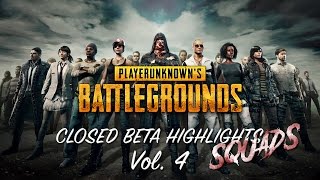 PLAYERUNKNOWNS BATTLEGROUNDS  Closed Beta Highlights Vol 4 [upl. by Lenhard]