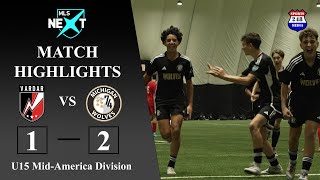 MLS NEXT U152010 Boys MATCH HIGHLIGHTS Vardar MI vs Michigan Wolves MI [upl. by Niehaus]