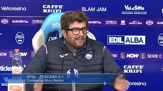 Spal  Pescara 01 Silvio Baldini [upl. by Oinotnaocram]