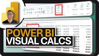 Power BI Feb 2024 Update Visual Calculations Walkthrough [upl. by Odradlig]