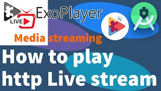 ExoPlayer How to play http live stream in Android Studio  Java [upl. by Ahsinid]