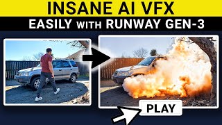 Master AI VFX with Runway Gen3 🎬  Full Tutorial for Stunning Visual Effects [upl. by Ayiram595]