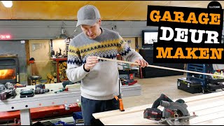 Zelf een Houten Garagedeur Maken Parkside Cirkelzaag Test [upl. by Meensat321]