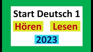 Start Deutsch A1 Hören Lesen Modelltest mit Lösung am Ende  Vid  167 [upl. by Stinson439]