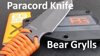 Gerber Bear Grylls Paracord Fixed Blade Knife Worth The Money [upl. by Eehc]