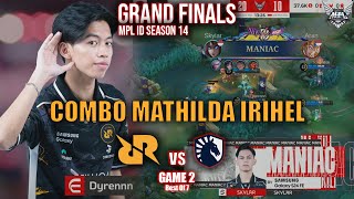 MANIAC DARI RRQ SKYLAR❗❗  RRQ VS TLID  GAME 2  MPL ID S14  GRAND FINALS HARI 5 [upl. by Shirlee362]