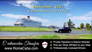 CIVITAVECCHIA Cruise Port  Private Transfers and Cruise Tours [upl. by Talanta]