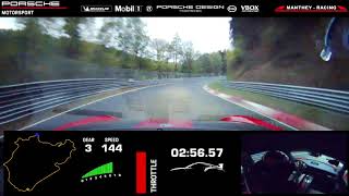 ニュル北コースでロードカー最速6403を記録したポルシェ911 GT2 RS MRのオンボード映像 [upl. by Mariejeanne438]