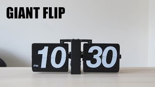 Flip Clock No Case Scandinavian Minimal Wall Clock for Living Room [upl. by Betthezul520]