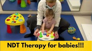 NDT Bobath therapy for babies with motor deficitstoe walkinghypotoniaADHDautism and more [upl. by Lennahc]