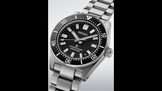 60FPS UNBOXING Seiko 1965 Revival Diver’s 3day 300m in Cove Black Karóra SPB453J1 [upl. by Leddy]