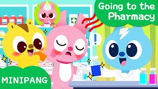 Learn colors with MINIPANG  🏥Going to the Pharmacy  MINIPANG TV 2D Play [upl. by Hamirak]