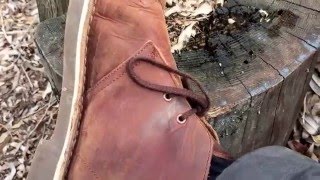 Clarks Shoes Chukka Boot review  Bushacre model [upl. by Nastassia]