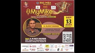 Dr Rajdeep Manwani  MyMike Season 5  RNS MBA [upl. by Tahpos]