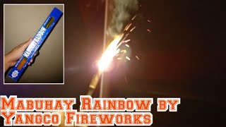 Mabuhay Rainbow Lusis Special Box by Yangco Fireworks Testing [upl. by Aggi523]