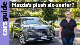 Mazda CX9 review Family test with the flagship CX9 2022 Azami LE sixseater luxury SUV [upl. by Lena]