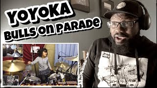 Bulls On Parade  Rage Against The Machine  Cover By Yoyoka 10 years Old  REACTION [upl. by Anilahs]