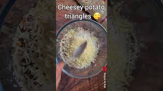 potato cheese triangles cheese recipes evening snacks snacks recipes  potato triangles [upl. by Sicular]