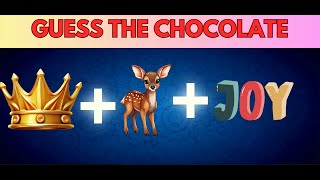 Guess the Chocolate by Emojis  Fun Emoji Quiz  Brain Buzz Videos [upl. by Vatsug882]