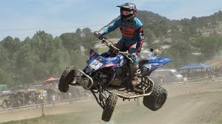 OnBoard Dani Vilà 94  Quad Cross Castellolí 2018 by Jaume Soler [upl. by Akinet503]