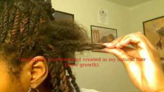 Taking Down My Kinky Twists Braid Removal Transitioning to natural hair [upl. by Suirauqram724]